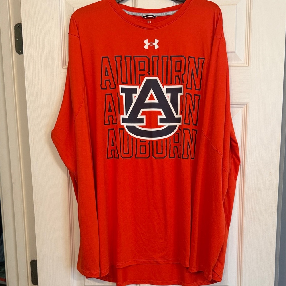 Auburn Tigers Under Armour Orange Long Sleeve Performance Tee